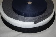 PP-nauha 25 mm UV-suojattu musta