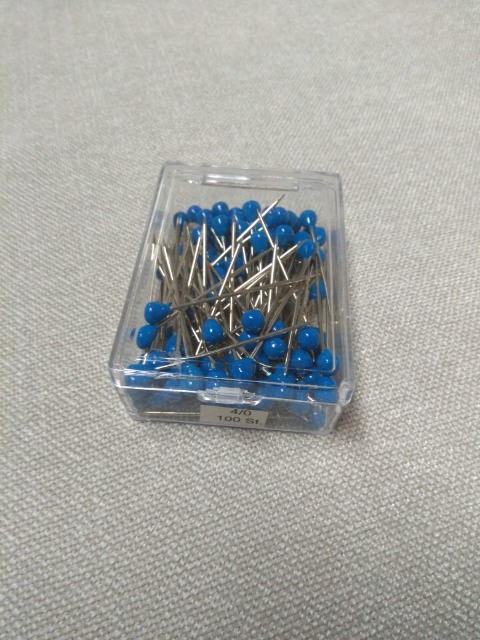 Heftaneula 4/0 muovipää sininen