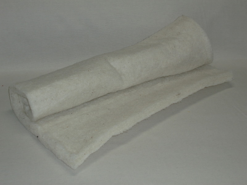 Sekakuituvanu valkoinen cottonfelt