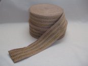 Jutevyö 70mm raidallinen kelt/musta