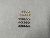 Koristenaulanauha 9,5 mm 221 vanha kulta 100cm 10kpl