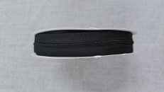 Vetoketju 4 mm spiraali musta 10m+20vedin